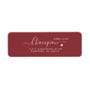 Search for elegent return address labels Calligraphy