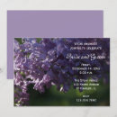 Search for purple flowers engagement party invitations Floral