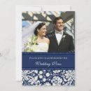 Search for blue damask wedding invitations Floral