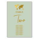 Search for travel table cards World map