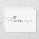 Search for family note cards Typography