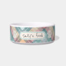 Search for pink dog bowls Girly