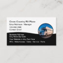 Search for recreational vehicle business cards Transportation