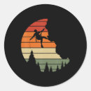 Search for mountain climbers stickers Hiker