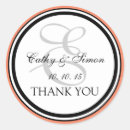 Search for peach monogram stickers Orange