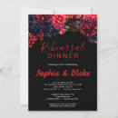Search for gothic rehearsal dinner invitations Dark