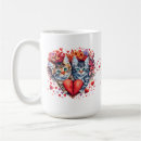 Search for valentine cat mugs Kitty