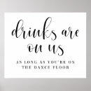 Search for rustic open bar signs Drinks are on us