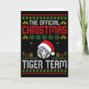 Search for tiger christmas cards Cat