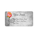 Search for apricot return address labels Vintage