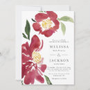 Search for peony wedding invitations Floral