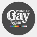 Search for woke up stickers Rainbow
