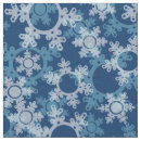 Search for retro christmas fabric Snowflakes