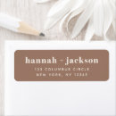 Search for brown return address labels Stylish