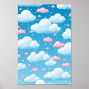 Search for fluffy cloud posters Pink