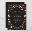 Search for rose gold christmas invitations Business