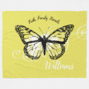 Search for monarch butterfly blankets Yellow