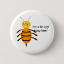 Search for insect cartoon badges Bee