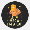 Search for funny turkey stickers Cat