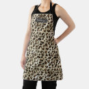 Search for black white leopard aprons Modern