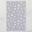 Search for nautical stationery paper Ocean