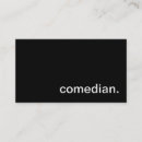 Search for comedian business cards Comedy