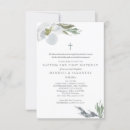 Search for grey christening invitations Watercolor