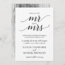 Search for mr and mrs wedding invitations Calligraphy