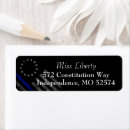 Search for cops return address labels Patriotic