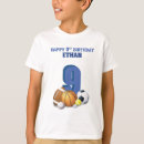 Search for sports boys tshirts Birthday