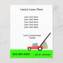 Search for lawn mower flyers Landscaping