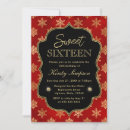 Search for snowflake sweet 16 invitations Glitter