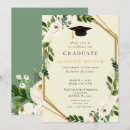 Search for greenery graduation invitations Rustic