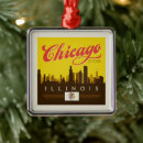 Search for chicago skyline christmas tree decorations Illinois