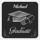 Search for silver and black graduation stickers Congratulations