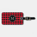 Search for plaid luggage tags Gingham
