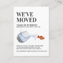 Search for we have moved business cards We are moving