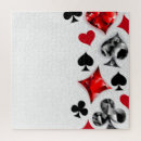 Search for playing cards puzzles Suits