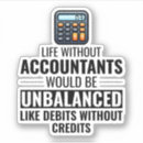 Search for funny accounting stickers Profession
