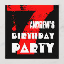 Search for 7 year old birthday invitations Boy