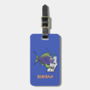 Search for fish luggage tags Humour