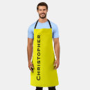 Search for plain black aprons Solid colour