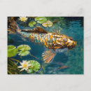 Search for fish pond postcards Garden