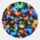 Search for neon butterfly stickers Black