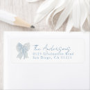Search for bow wedding return address labels Coquette