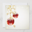 Search for red baubles invitations Winter