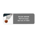 Search for basketball return address labels Coach