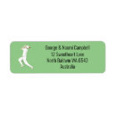 Search for bowling return address labels Bowler