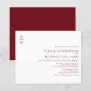 Search for monogram 4x5 wedding invitations Minimalist
