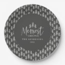 Search for holiday paper plates Black and white